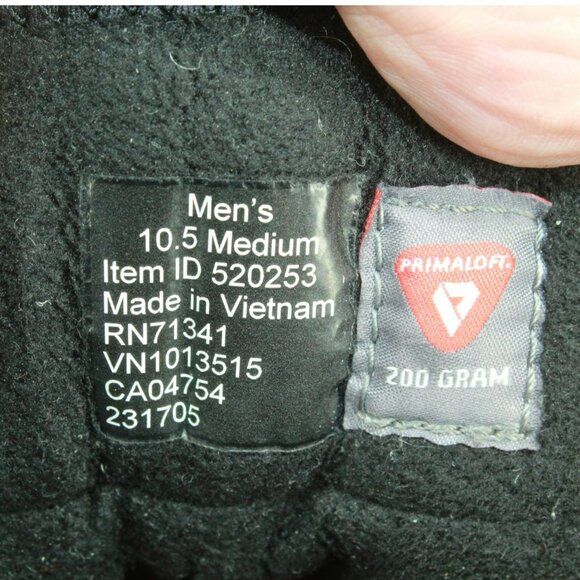 LL Bean Snow Sneaker 5 Gray Suede Waterproof Insulated Winter Boots Size 10.5 M - Picture 8 of 9